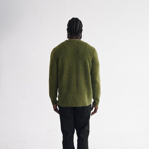 KID MOHAIR SWEATER GREEN