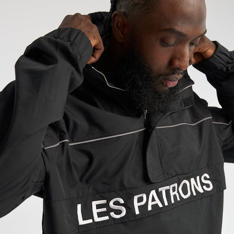 BLACK PARACHUTE TRACKSUIT (TOP)