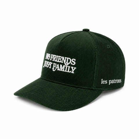 “No Friends Just Family” Corduroy Cap