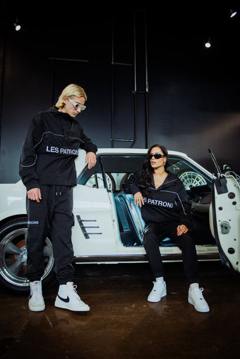 BLACK PARACHUTE TRACKSUIT (Bottom)
