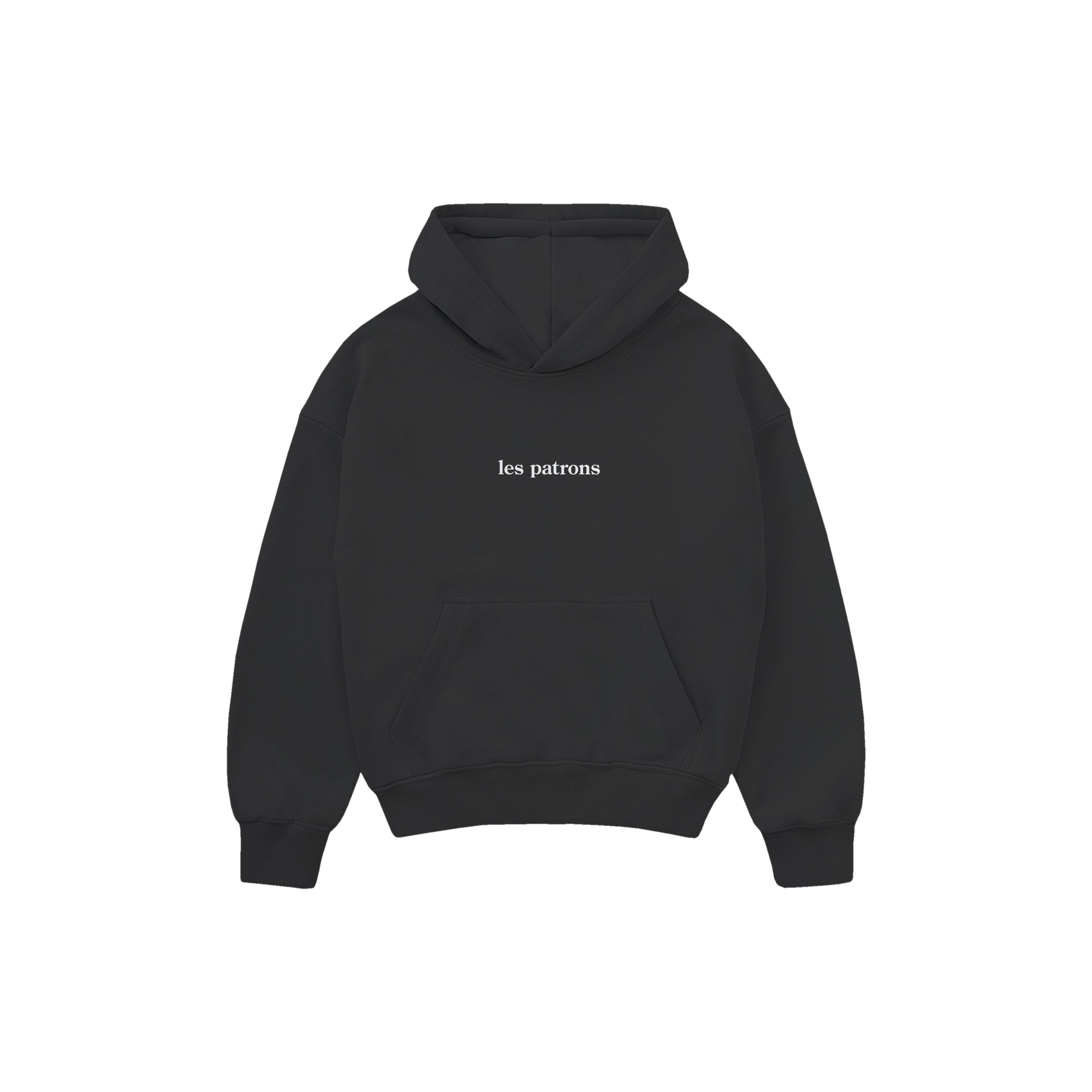 les patrons oversized hoodie (black) *new* FINAL SALE