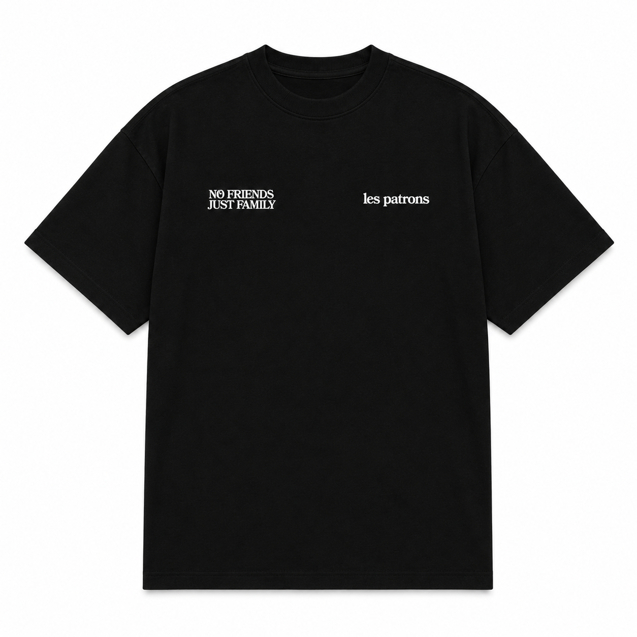 NFJF tee in black