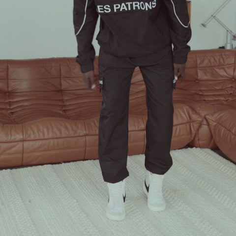 BLACK PARACHUTE TRACKSUIT (Bottom)