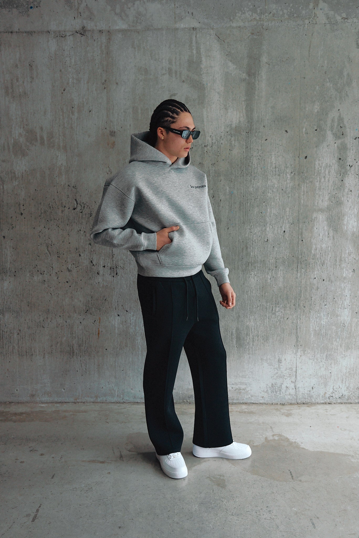 LES PATRONS SCUBA FABRIC HOODIE *NEW*