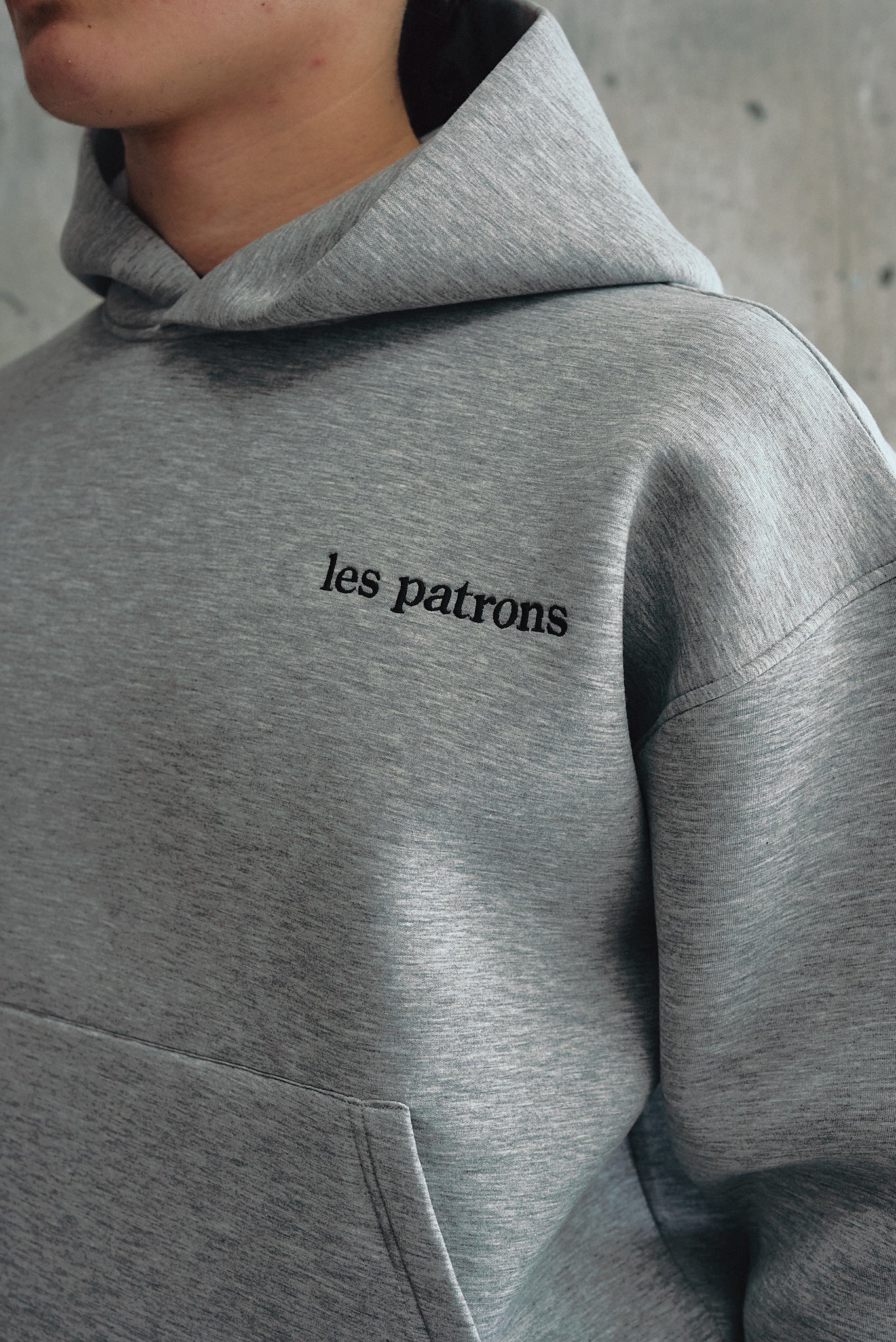 LES PATRONS SCUBA FABRIC HOODIE *NEW*