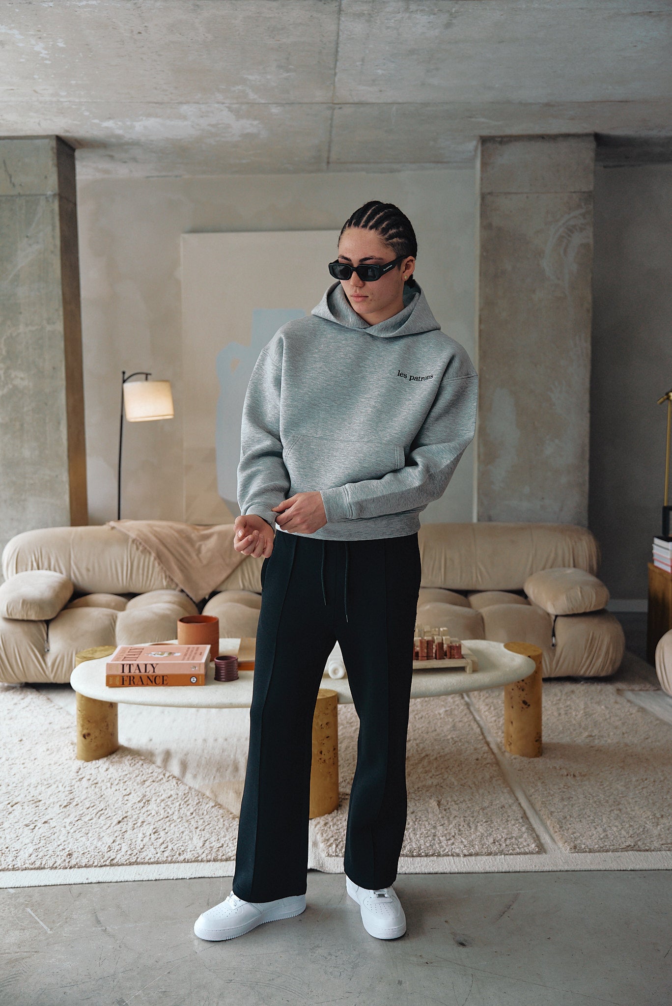 LES PATRONS SCUBA FABRIC HOODIE *NEW*