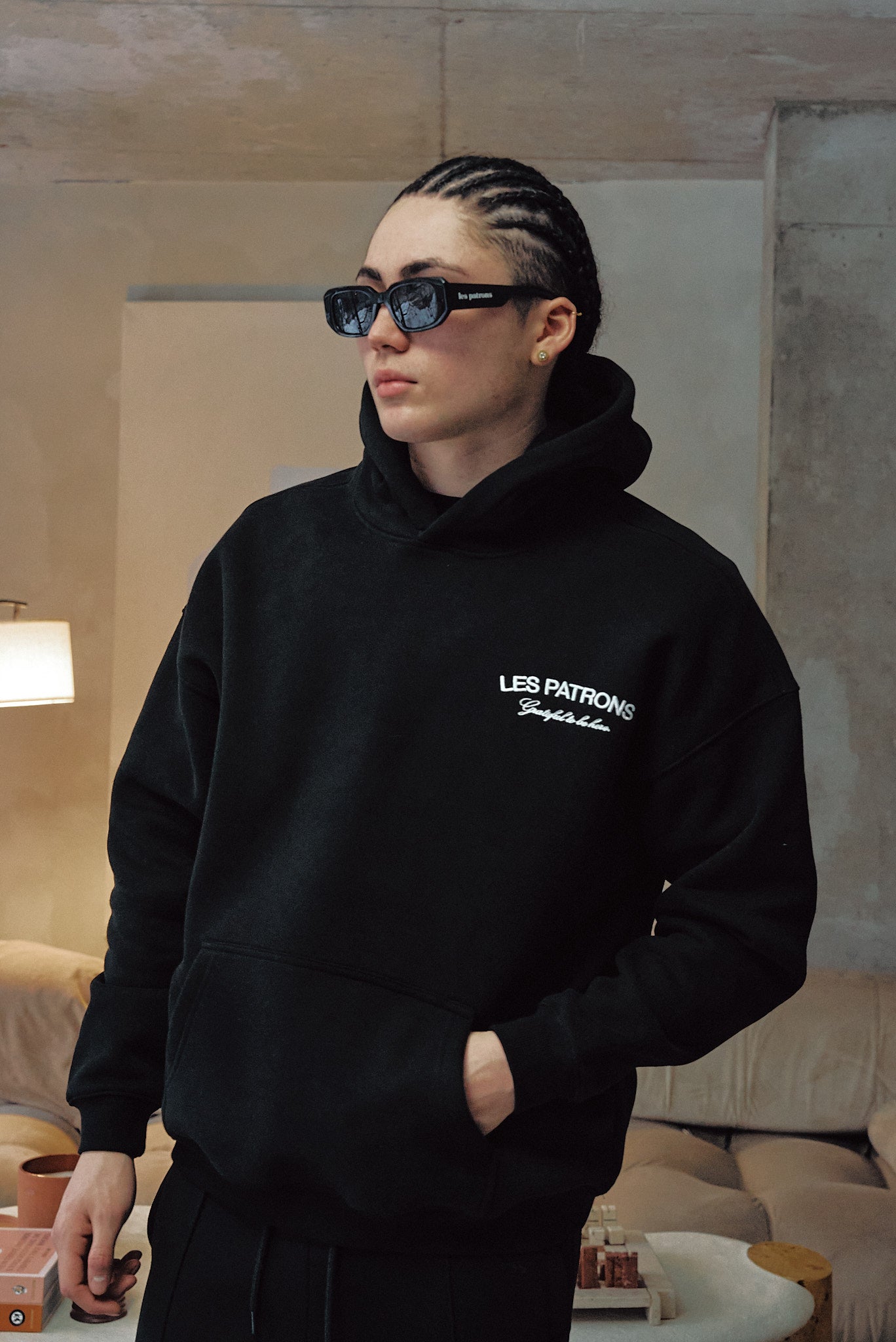 GRATEFUL TO BE HERE HOODIE