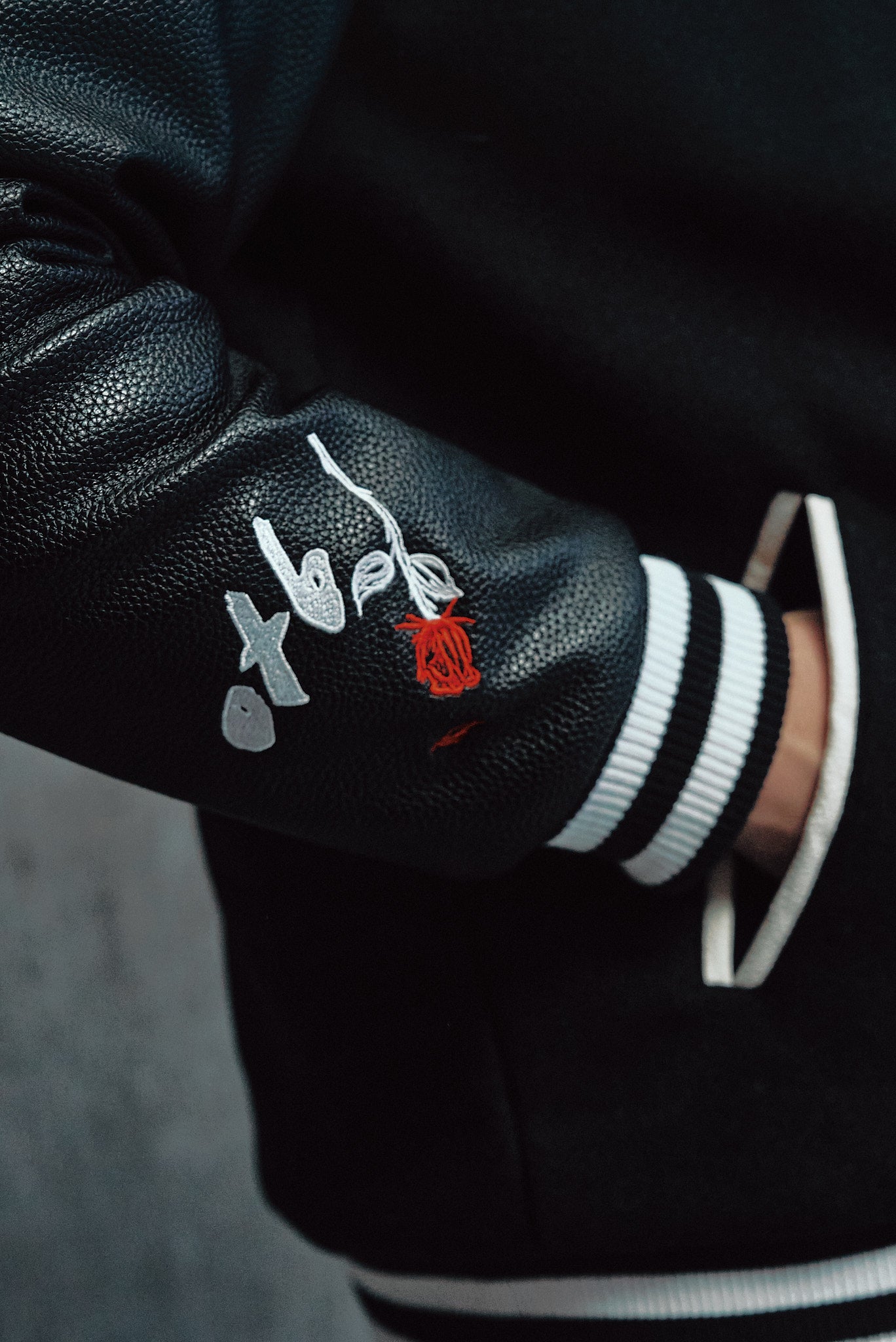 NO FRIENDS JUST FAMILY VARSITY JACKET