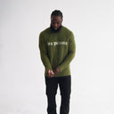 KID MOHAIR SWEATER GREEN