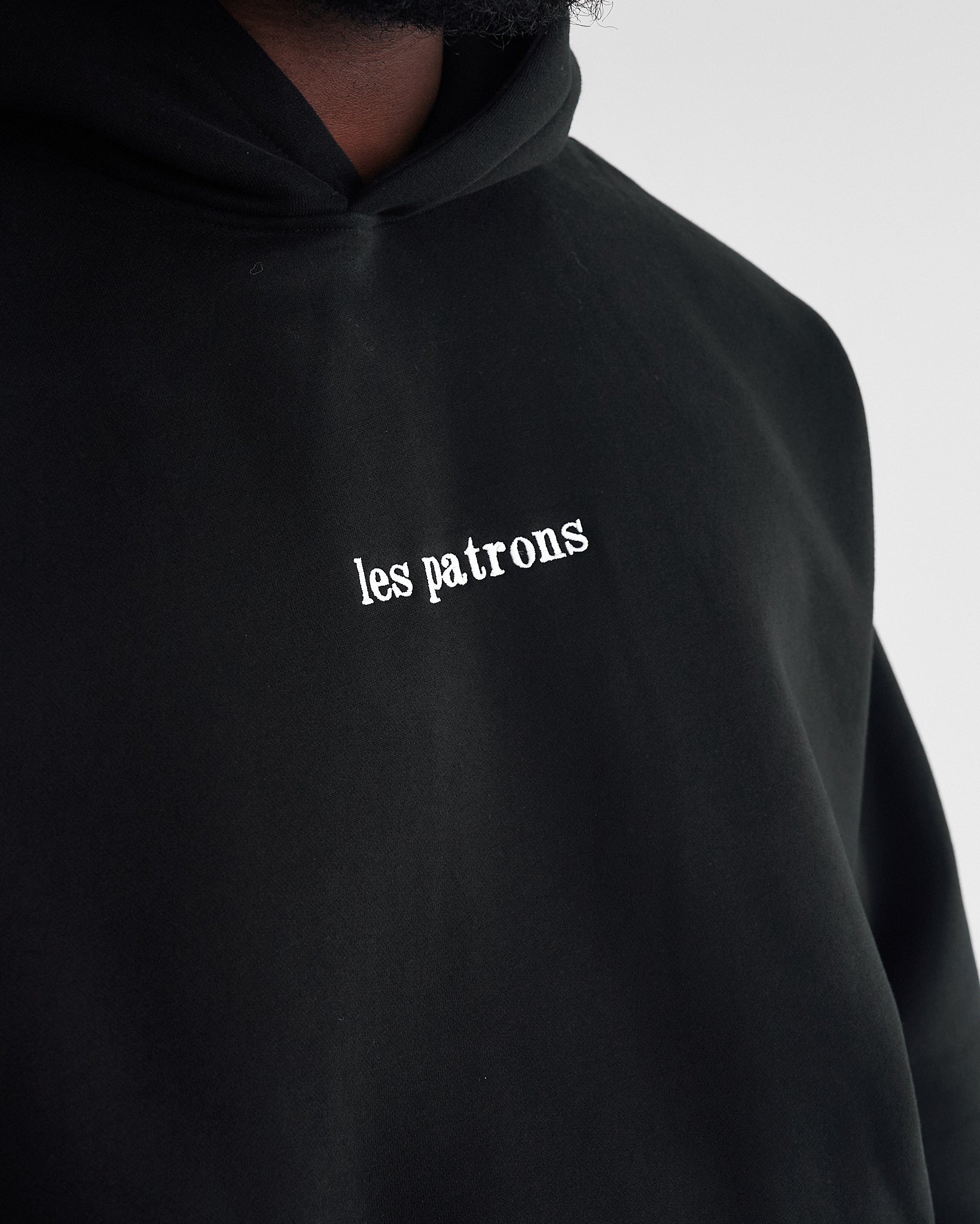 les patrons oversized hoodie (black) *new* FINAL SALE